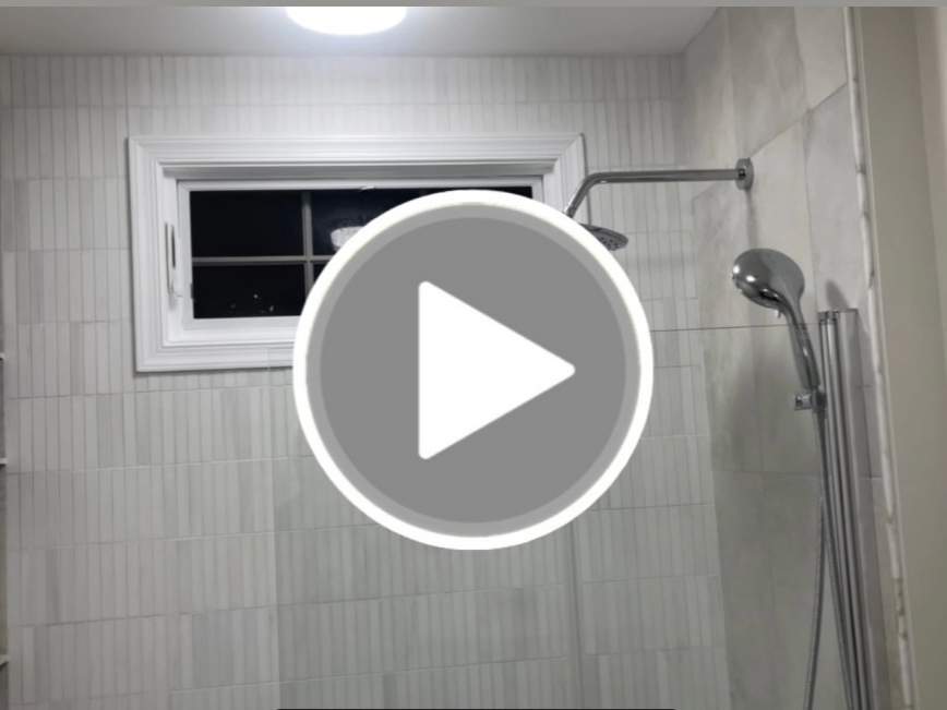 Video of Bathroom Sink and shower
