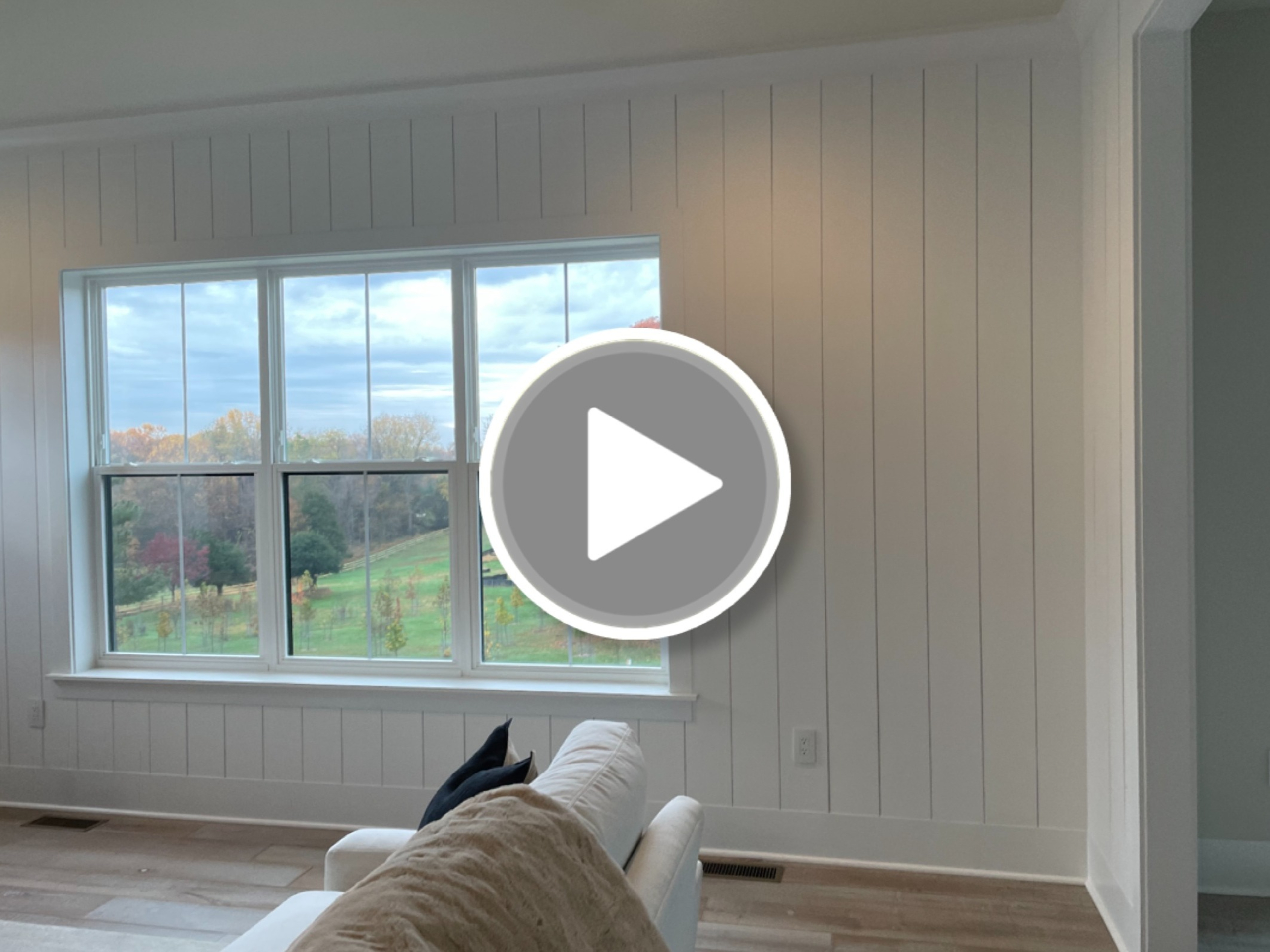 Video of shiplap walls